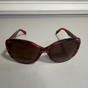 Marc by Marc Jacobs Sunglasses | Red-Pink & Brown Marble | 100% UV Protection